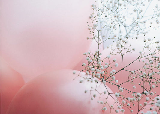 Blooms and Balloons | Wallpaper