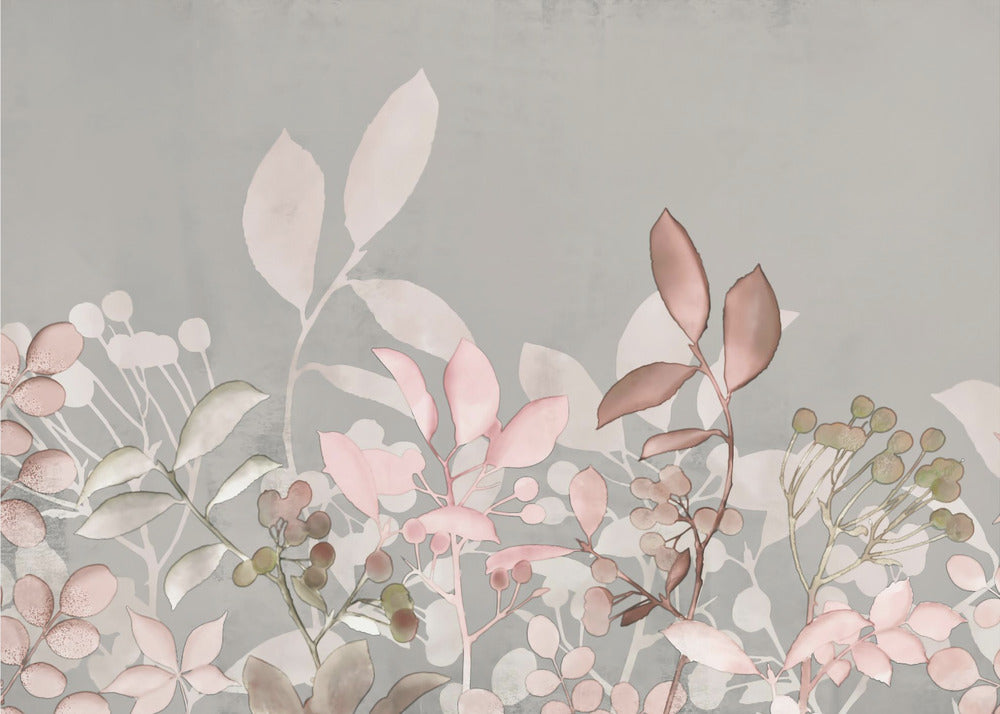 Watercolor Pastel Garden Pink | Canvas