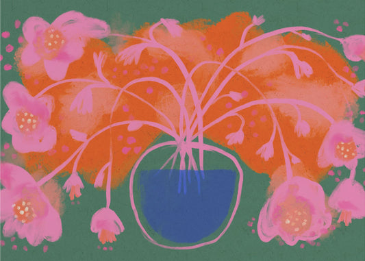 Floral Burst Symphony | Poster