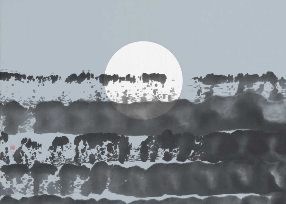 Hidden Moon N°5 | Behind the Horizon | Wallpaper