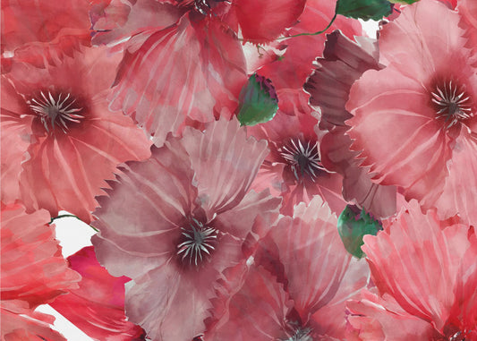 Big Red Flowers 2 | Canvas