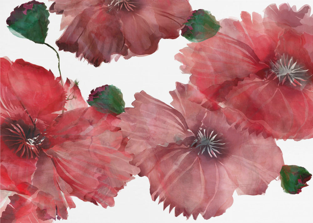 Big Red Flowers 1 | Poster