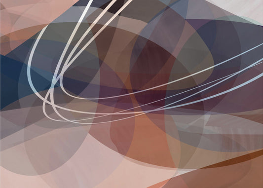 Dusty Rose Shapes 3 | Canvas