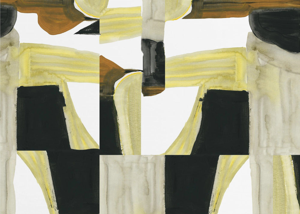 Abstract Cutout Shapes 4 | Poster