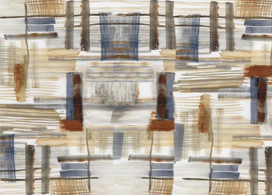 Earthtone Shapes 1 | Canvas