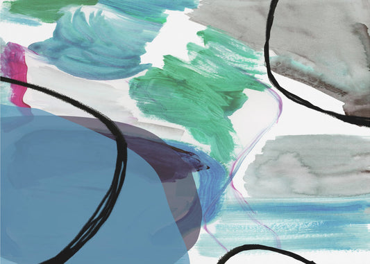 Fluid Abstract Shapes 2 | Poster