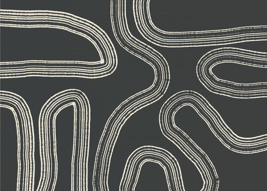 Black and White Line Patterns | Poster