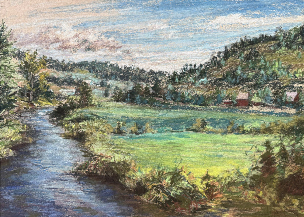 Serene River Valley | Poster