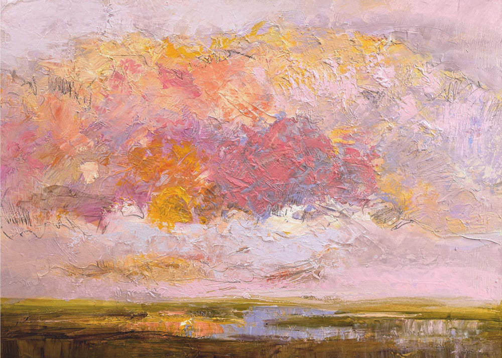 Vibrant Pink Horizon | Poster
