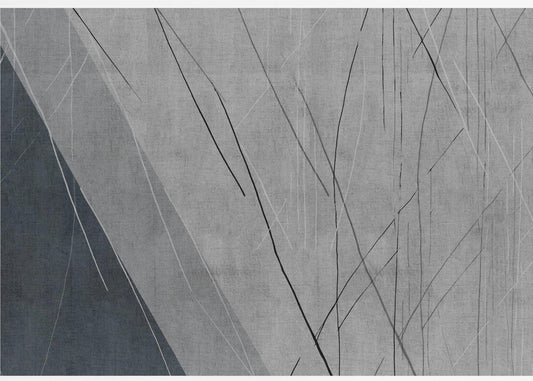 Abstract Lines on Grey | Poster