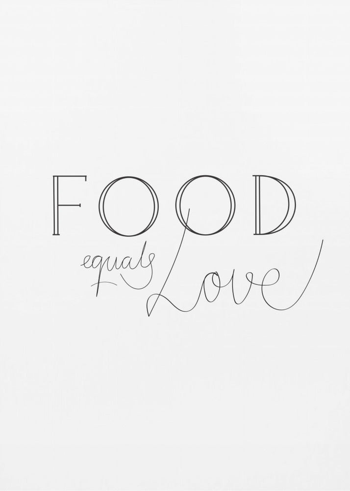 Food is Love | Poster