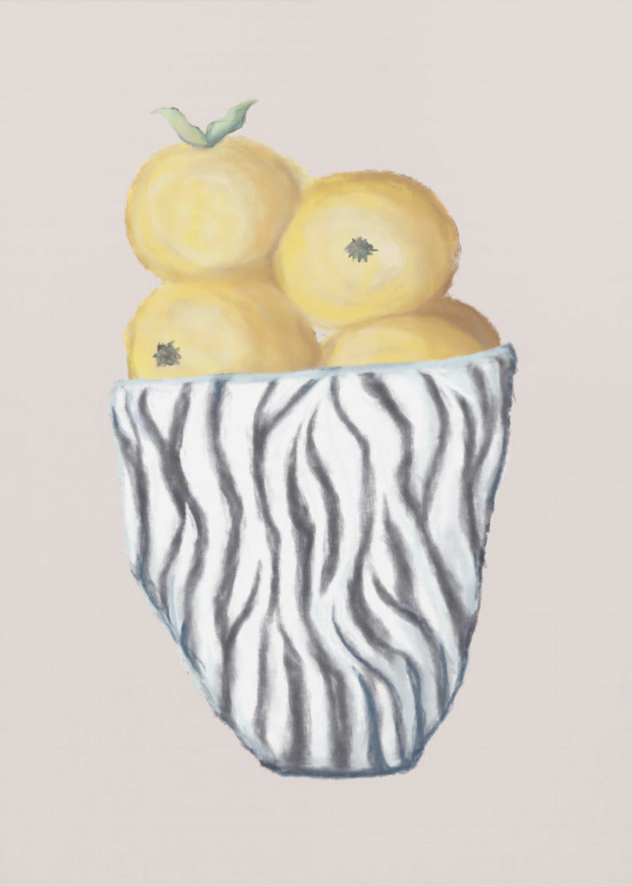 Zebra Bowl | Canvas