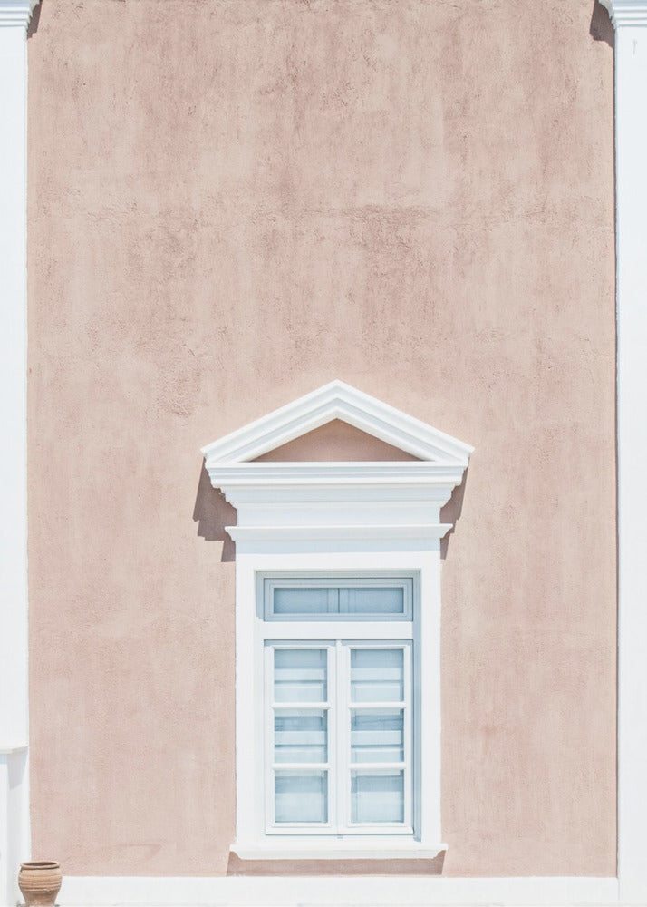 Pink wall and a pediment | Poster