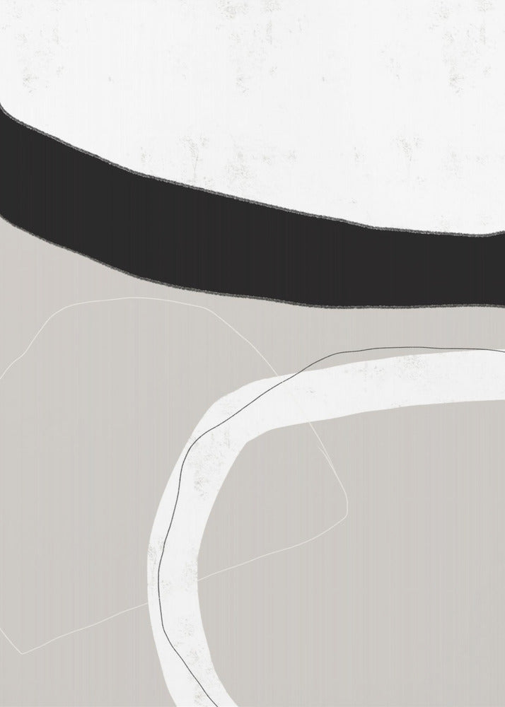 Black And White Shapes | Poster