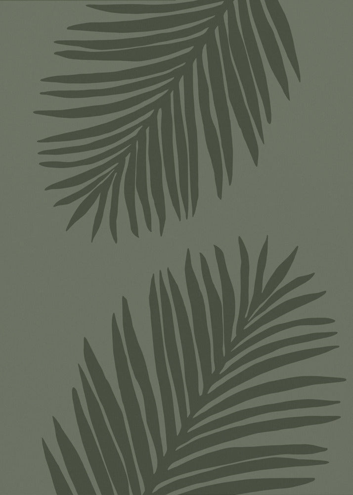 PALM LEAF 05 ALL GREEN | Poster
