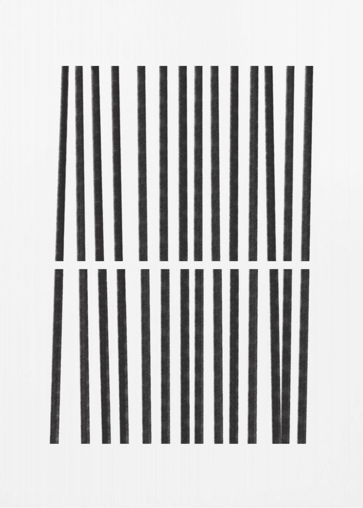 Parallel Black Lines | Poster