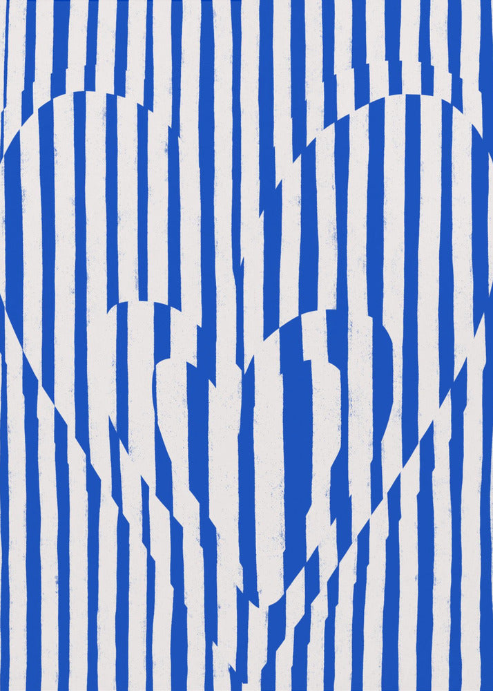 Heartbeat Stripes | Poster