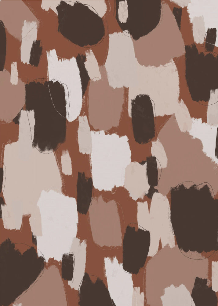Earthy Brush Strokes | Canvas
