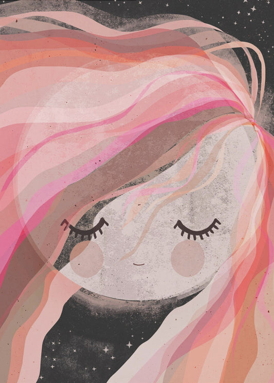 Dreamy Moon Whispers | Canvas