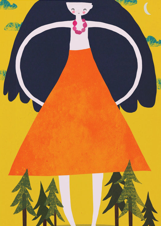 Giantess in the Woods | Canvas