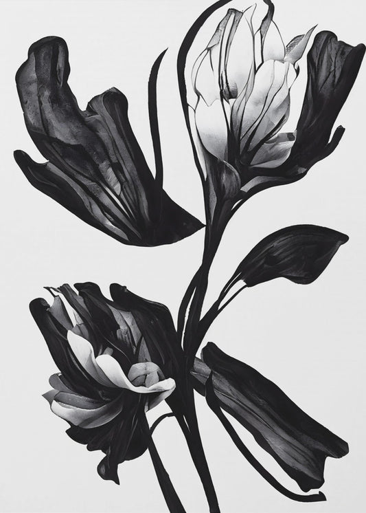 Black Flower | Canvas