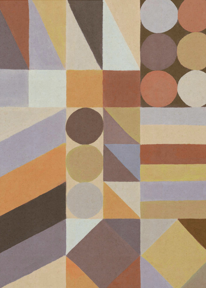 Geometric Shapes & Colors #1 | Poster