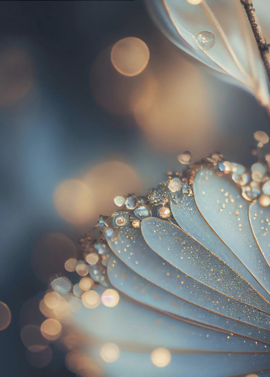 Dewy Petal Elegance | Canvas