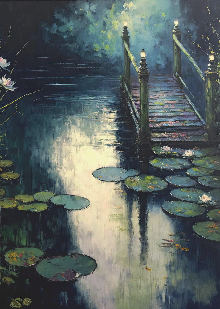 Twilight Bridge | Canvas