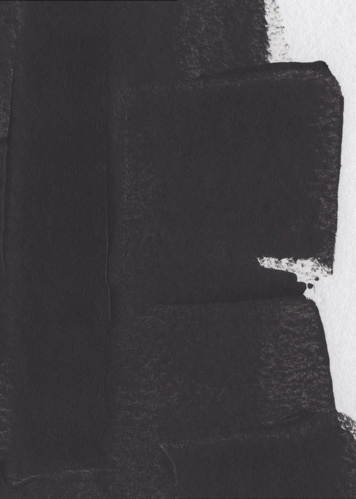 Textured Black Brushstrokes | Canvas