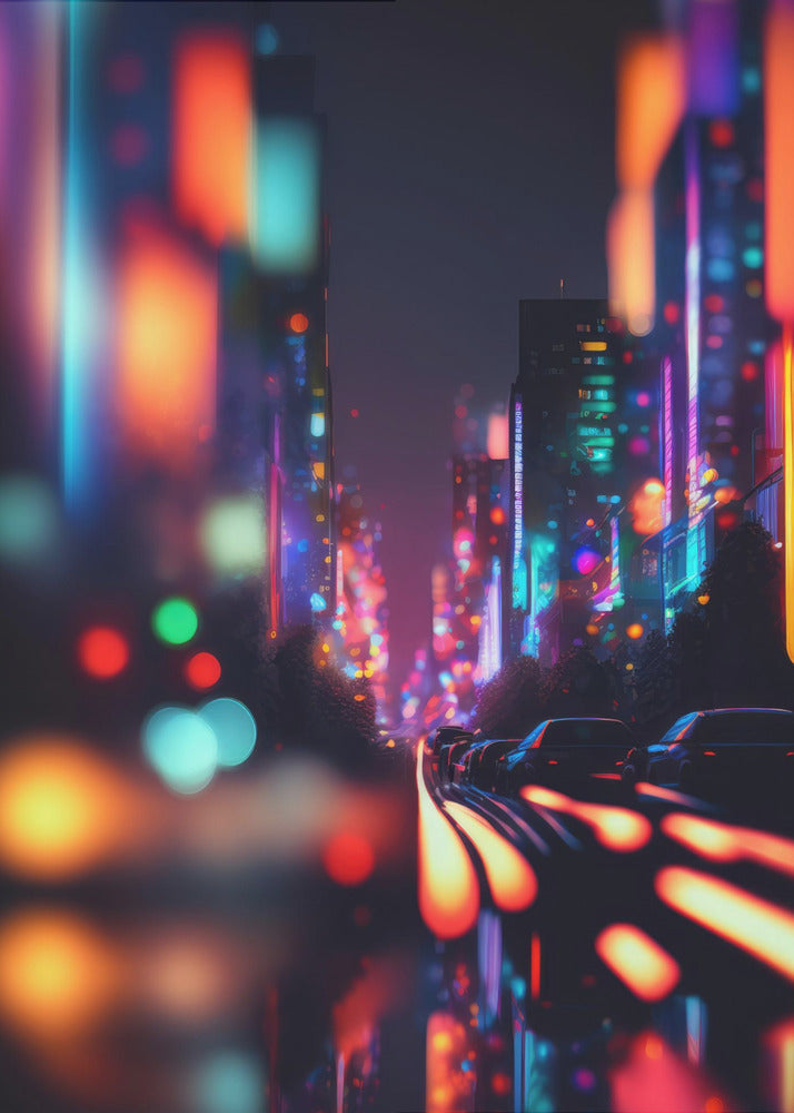 Neon Dreamscape | Canvas