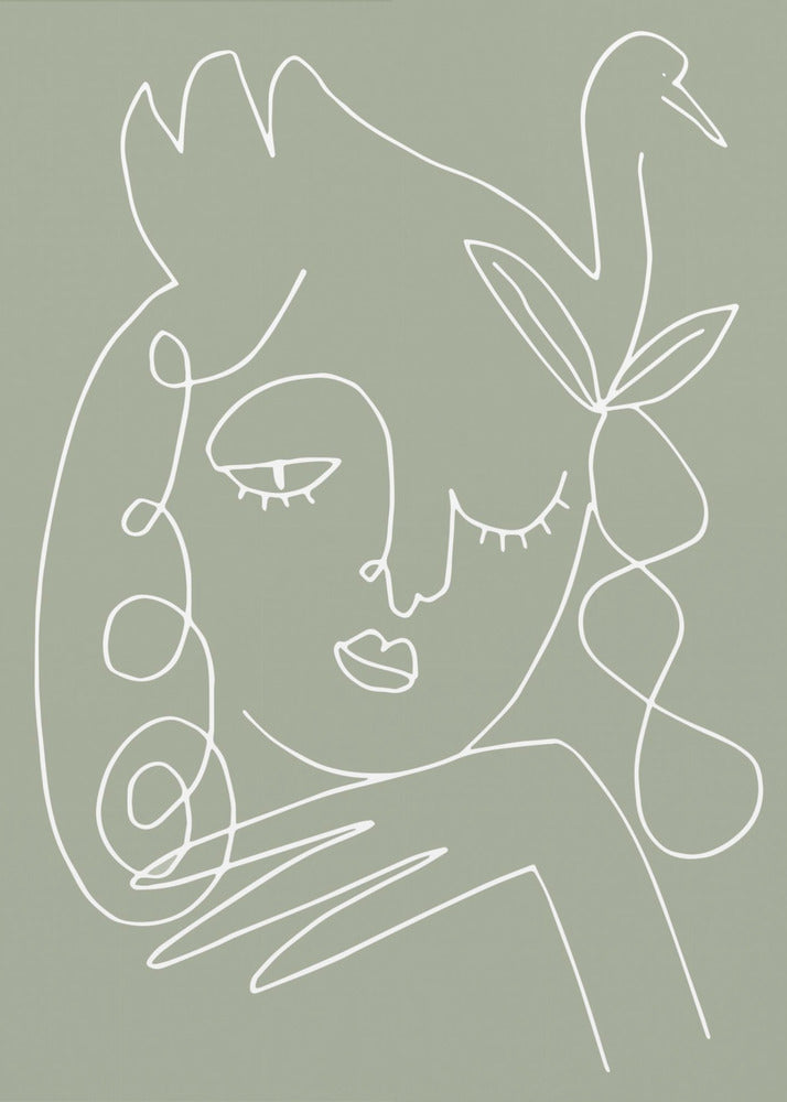 Woman Green | Poster