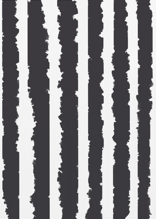 Vertical Stripes With Jagged Edges | Poster