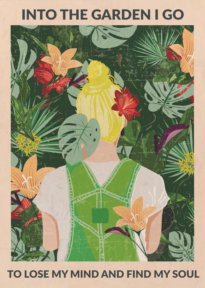 Into the Garden (blonde) | Canvas