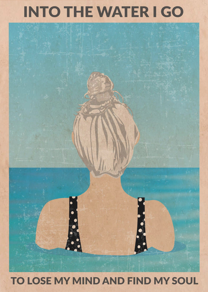 Into the Water (silver) | Canvas