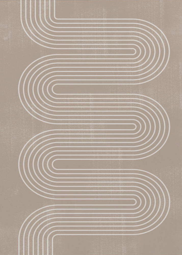 Curved Line Harmony | Canvas