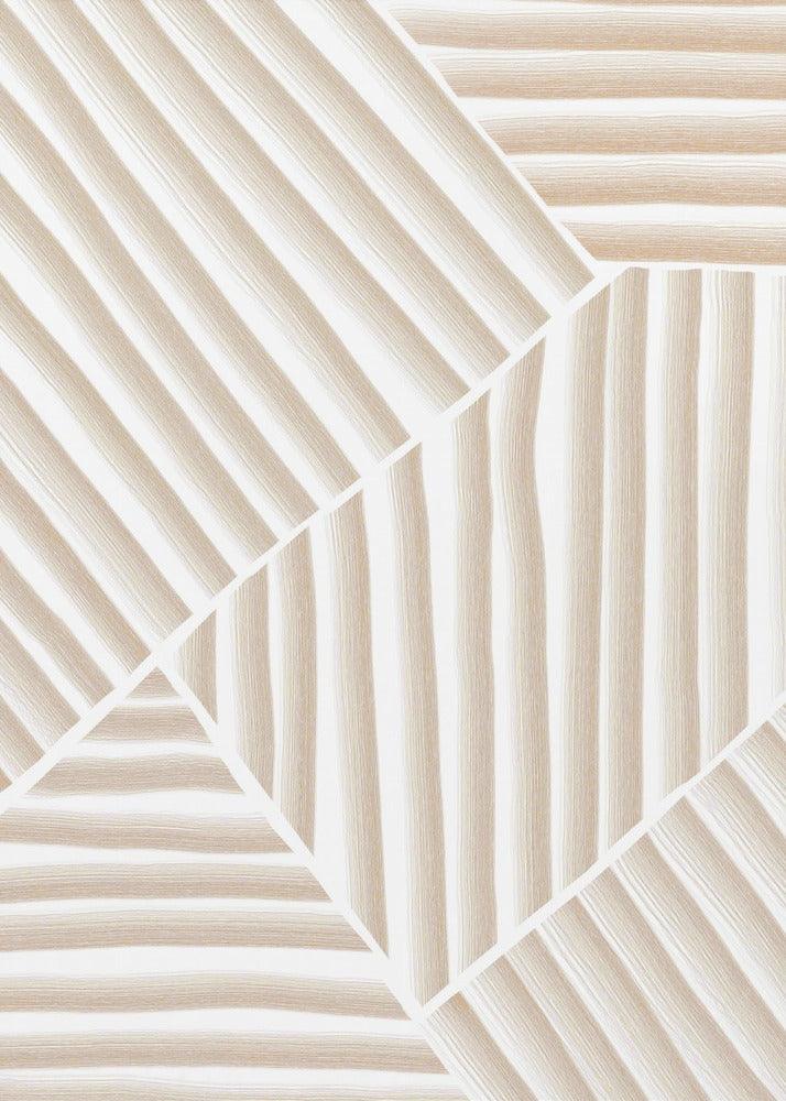 Beige Line Art | Canvas