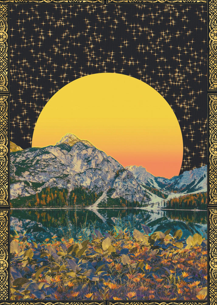 Moon & Stars | Canvas
