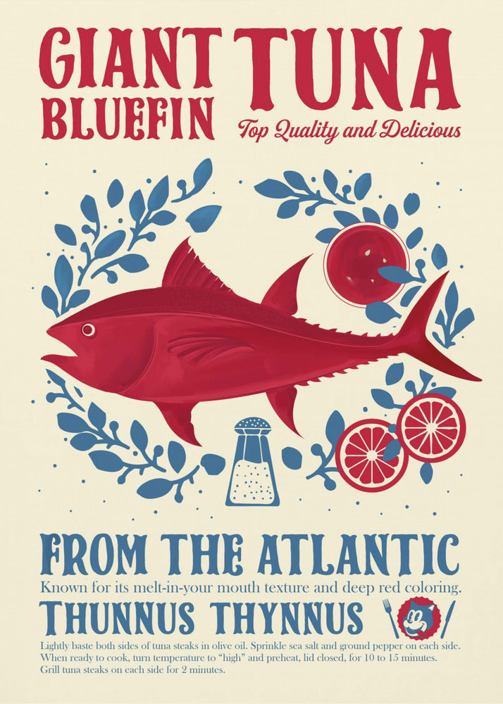 Tuna kitchen print | Canvas