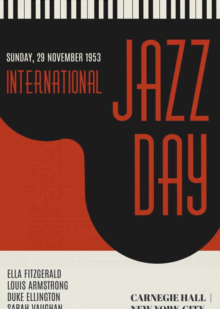 Jazzy Days Dark Red | Canvas