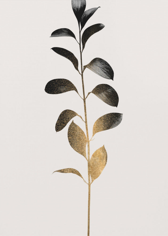 Monochromatica No.9 Dark Gold | Canvas