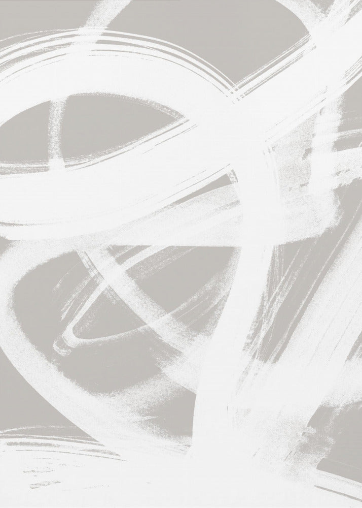 Abstract Brush Strokes 6 A1 | Poster
