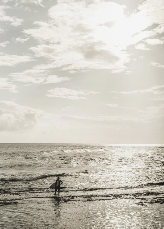 Surfer's Dawn Peace | Canvas