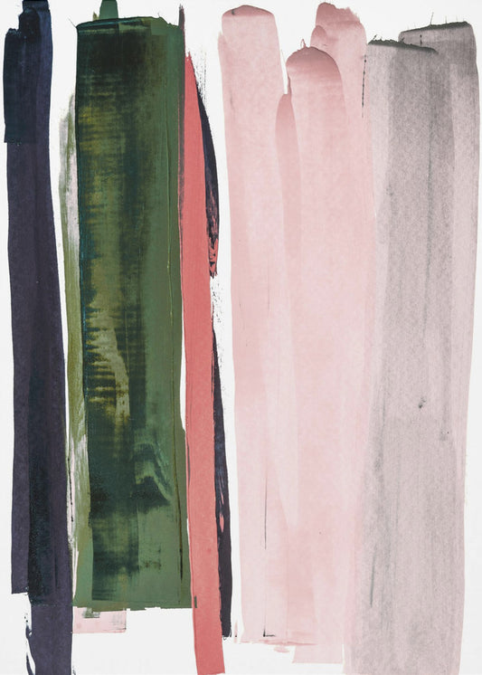 Vertical Brushstrokes | Poster