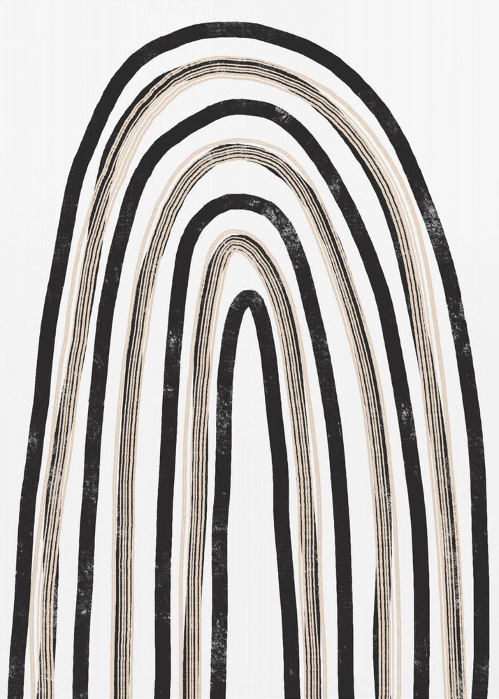 Monochrome Arches | Canvas