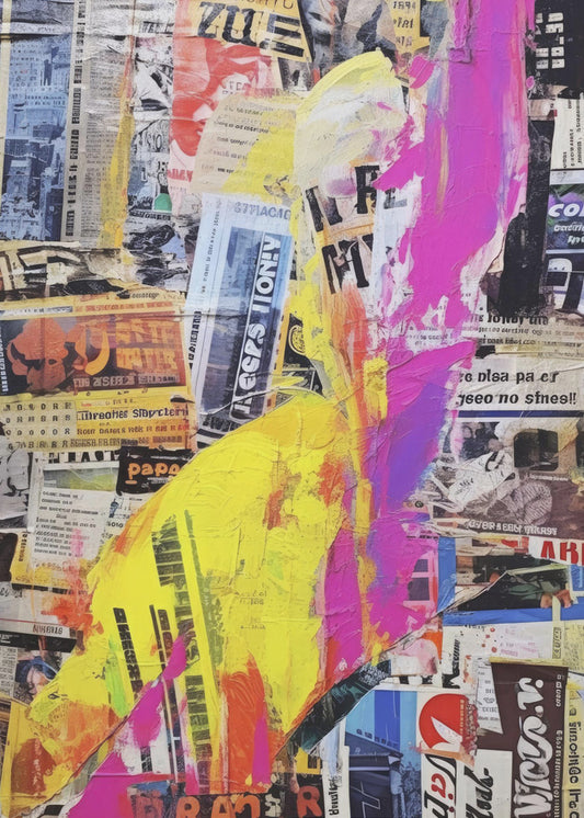 Vivid Urban Layers | Poster