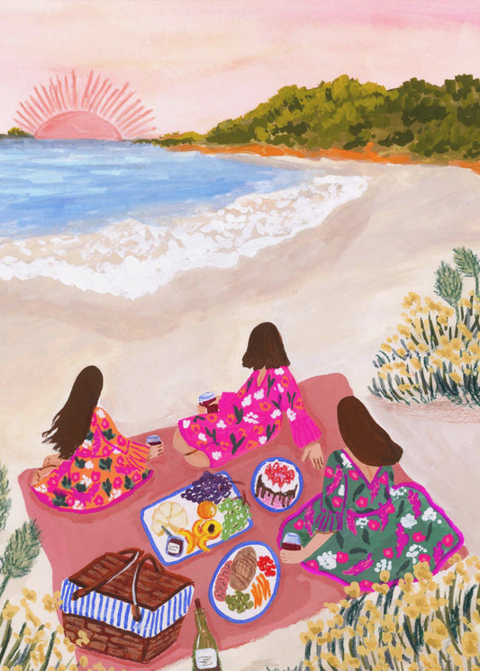 Beach Picnic | Canvas