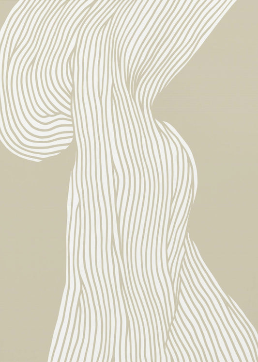 Flowing Lines Canvas | Poster