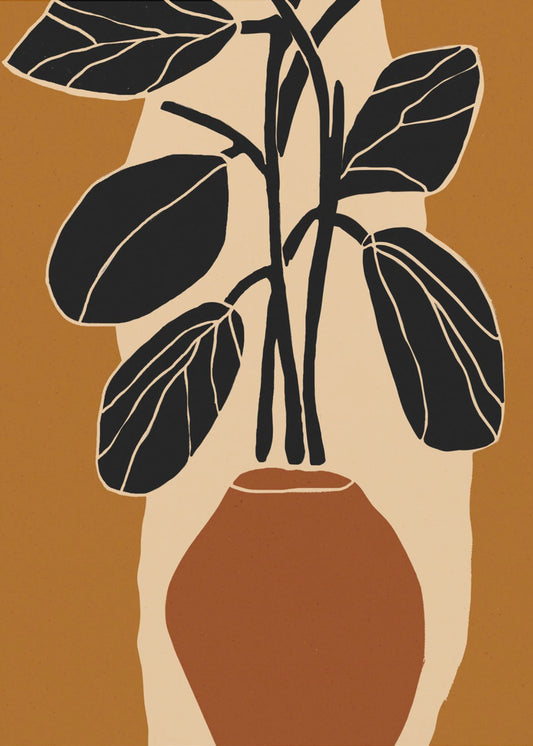 Bold Leaf Silhouette | Poster