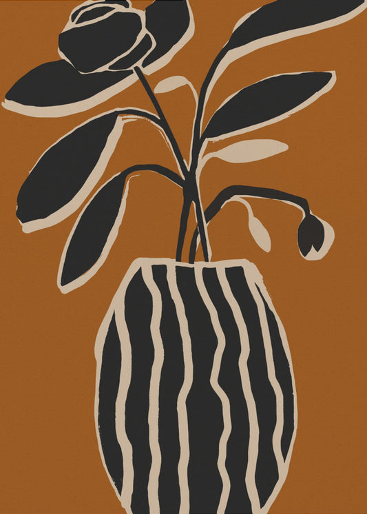 Ochre Still Life No 5 | Poster