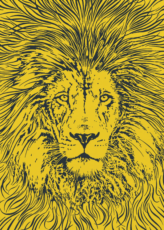 Lion Portrait – King of the Beasts | Poster